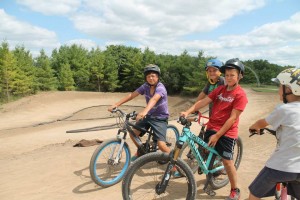 What spare time? Any downtime is quickly filled with campers hopping on their bikes to ride on our two main bicycle tracks.